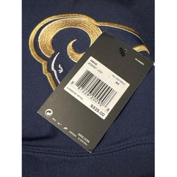 Nike NFL Los Angeles Rams On Field Blank Player Limited Jersey Size 44 / M NEW - Picture 6 of 16